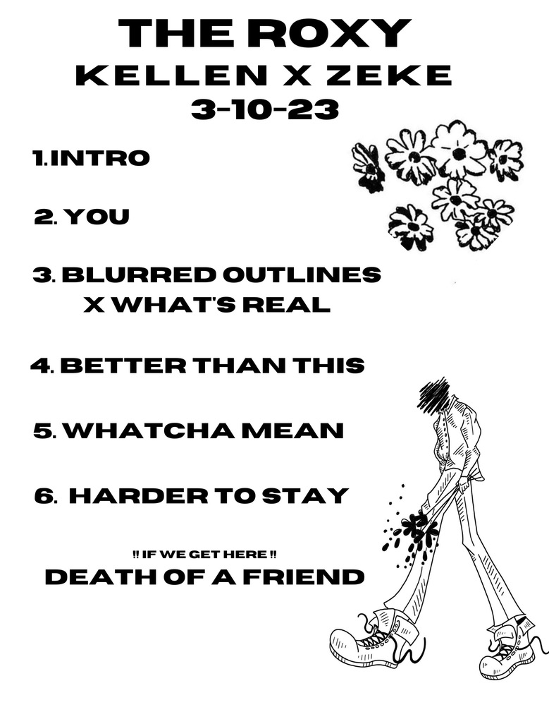 Concert setlist